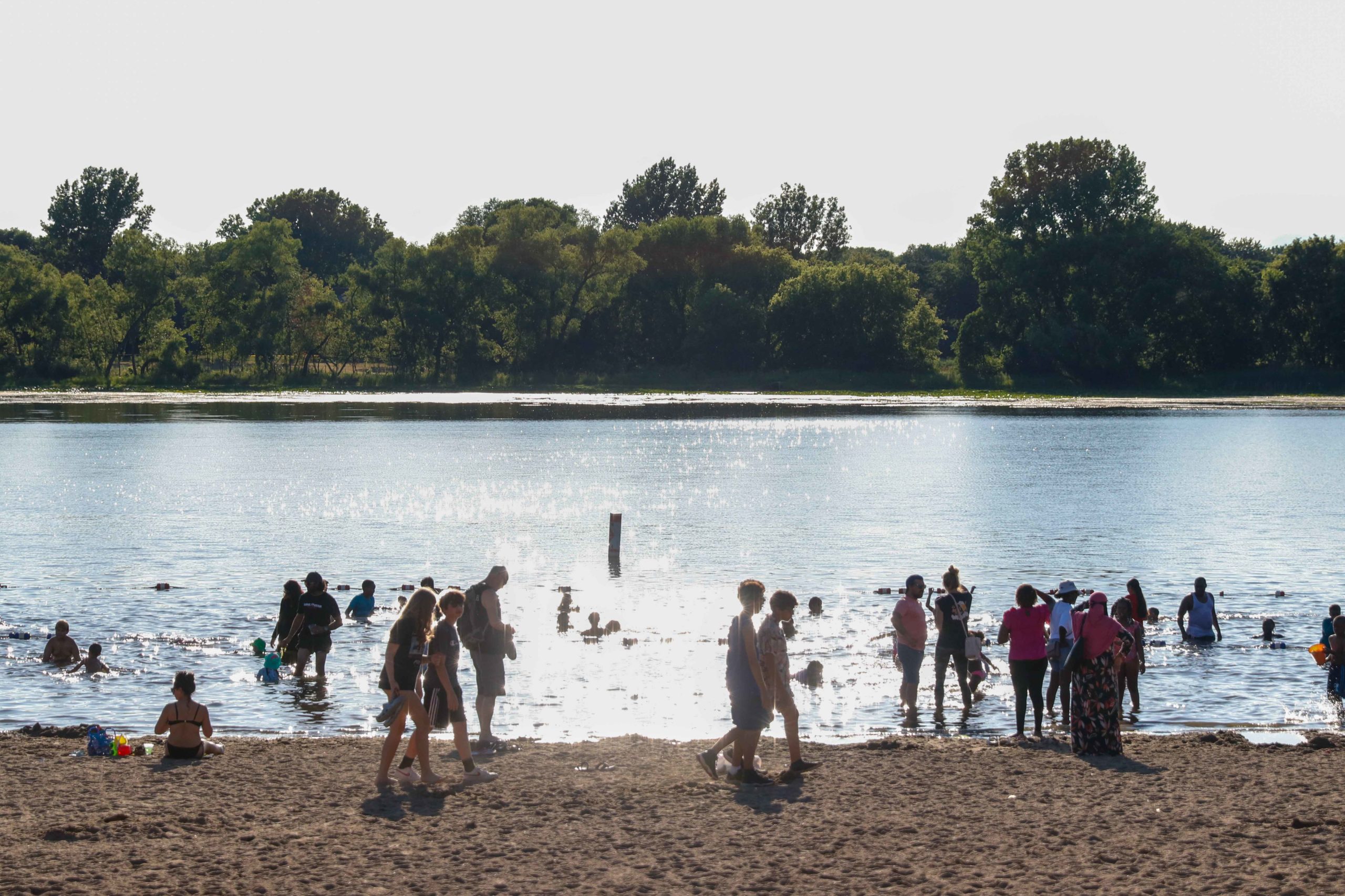 Round Lake Park Beach is closed until Wednesday for preventive algae
