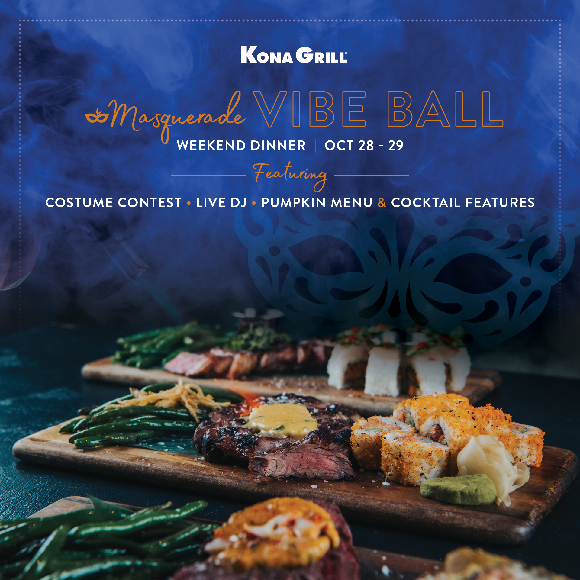 Kona Grill Eden Prairie Mn Menu Masquerade Vibe Ball Dinner at Kona - Eden Prairie Local News